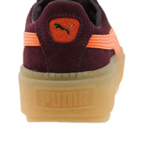 Vintage Puma Platform Suede Sneakers Sz. 8 - Picture 3 of 6